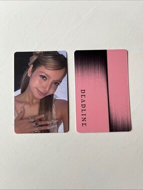 BlackPink DEADLINE Photocard (Lisa)